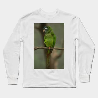 112418 Green Parrot Long Sleeve T-Shirt